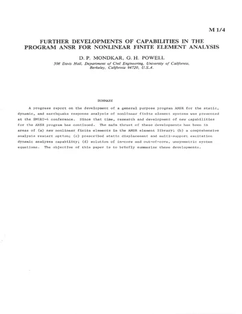 Más sobre Consideraciones de Diseño Geotécnico