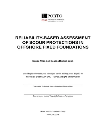 Más sobre Evaluación Basada en la Confiabilidad de las Protecciones contra la Erosión en Fundaciones Fijas Marinas.