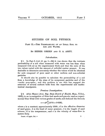 Más sobre Estudios sobre Física del Suelo.