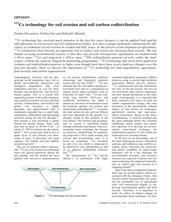 Más sobre Tecnología para la Erosión del Suelo y la Redistribución del Carbono del Suelo.